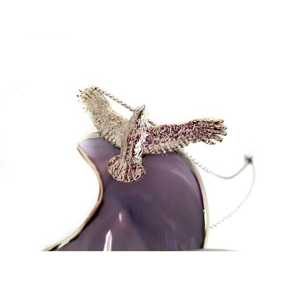 American Treasure Bradford Collection 2002 Porcelain Eagle Holiday Ornament - Picture 4 of 9